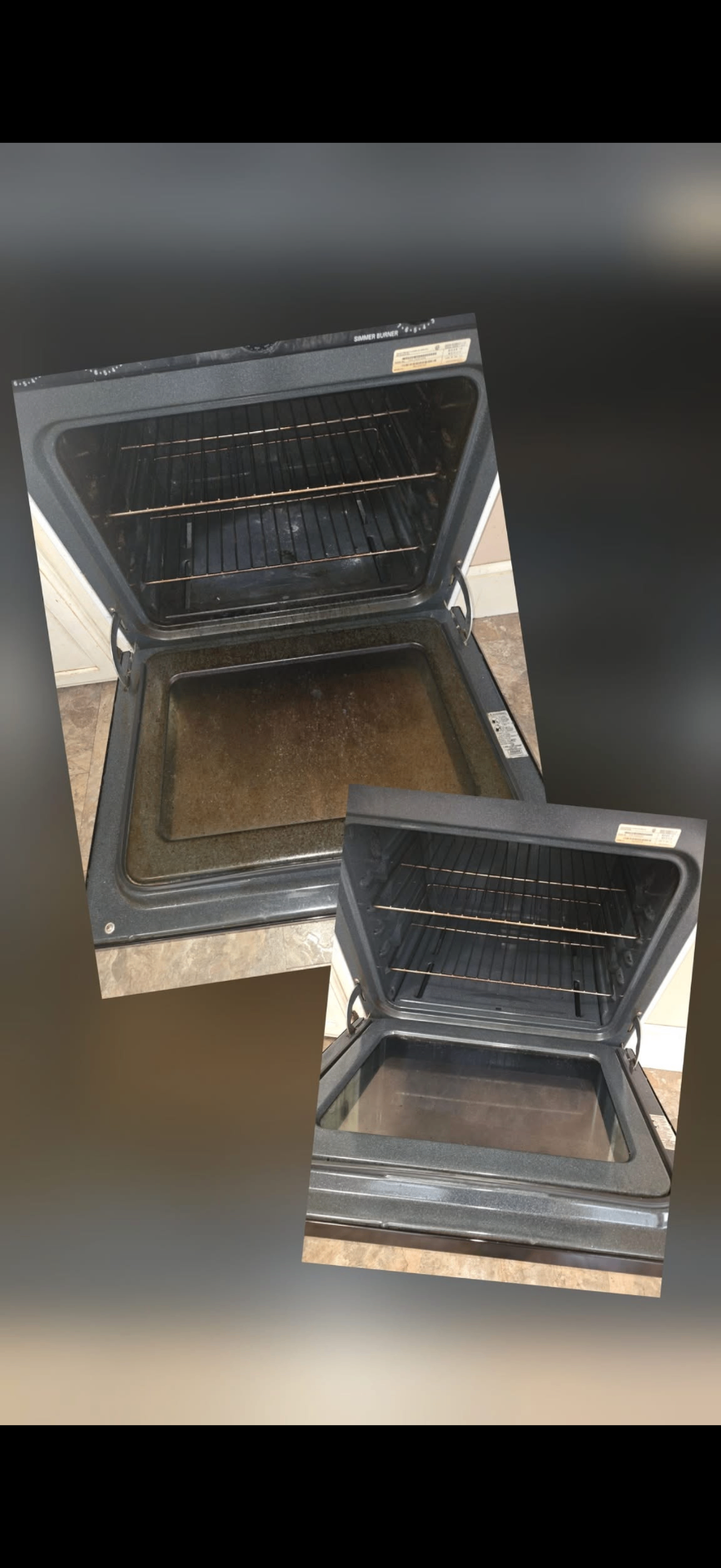 Oven interior detail