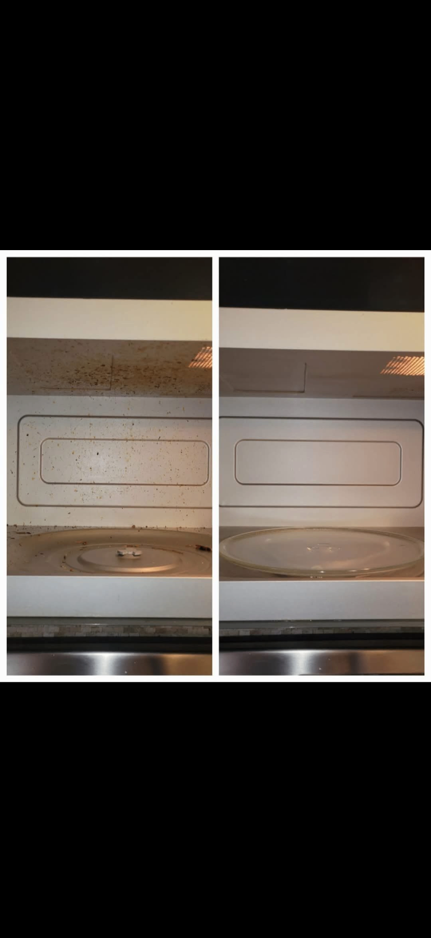 Microwave deep clean